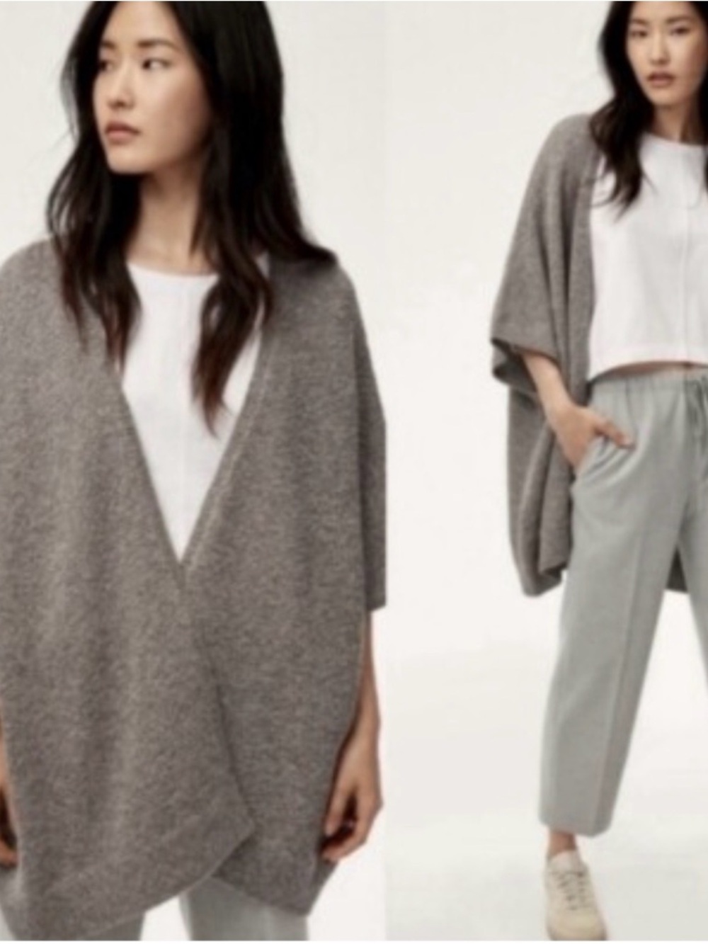 Aritzia Community Iconic Cape Cardigan - Wool